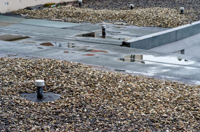 We can also inspect and repair water pooling and flashing problems